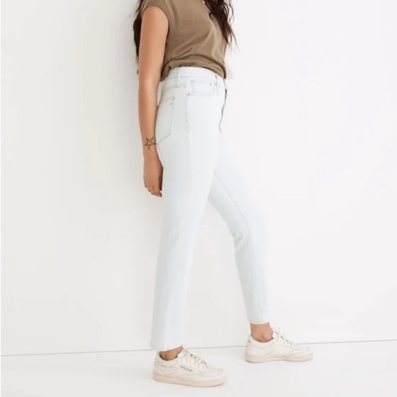 Madewell The Momjean in Bloomfield Wash: TENCEL™ Denim Edition Sz 32 - Picture 4 of 11